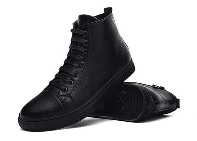 Tenis Altos Negros Talla Grande para Hombre - Image 25