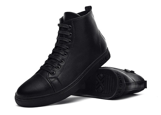 Tenis Altos Negros Talla Grande para Hombre - Image 25