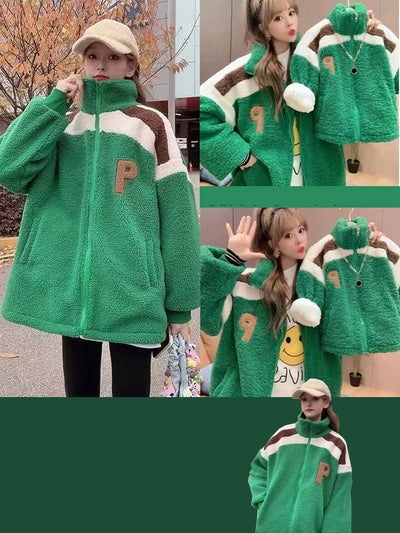 Abrigos de Lana Gruesa para Familia - Conjunto Coordinado Invierno Padre e Hijo - Image 2