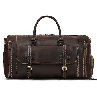 Bolsa de Viaje en Cuero Curtido al Vegetal para Hombre - Image 9