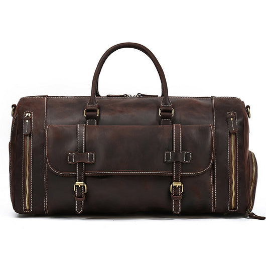 Bolsa de Viaje en Cuero Curtido al Vegetal para Hombre - Image 9