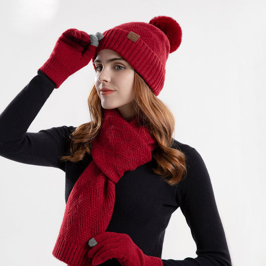 Gorro de Lana Tejido Estilo Coreano para Mujer - Diseño Moderno e Invierno - Image 10