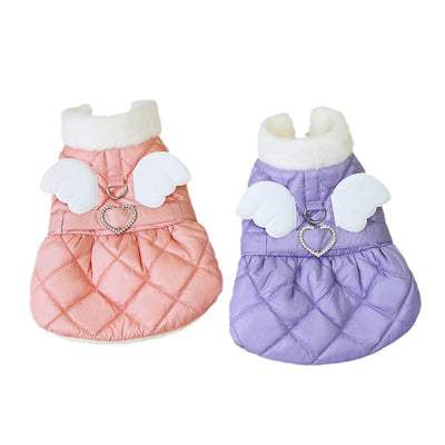 Falda de Algodón Acolchada para Perros Pequeños - Diseño Angelical - Image 5