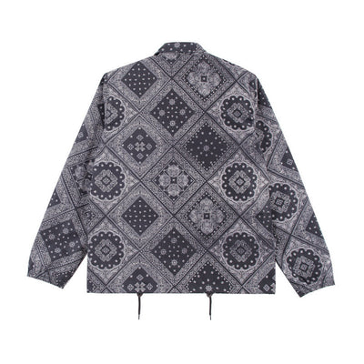 Chaqueta Cortavientos Hip-hop Estampado Floral Cashew West Coast - Estilo Street Wear - Image 10