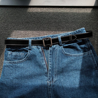 Cinturón Negro Casual Versátil para Hombre - Image 9