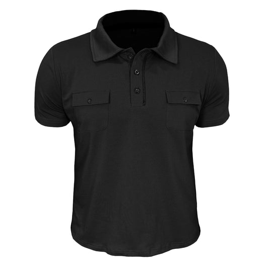 Polo Casual de Verano con Bolsillos y Botones para Hombre - Image 16
