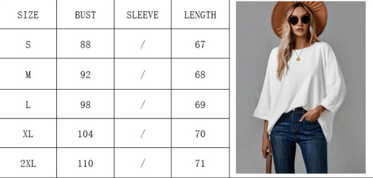 Playera Casual de Cuello Redondo para Mujer - Colores Sólidos - Image 7