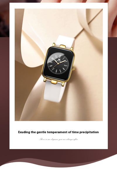 Reloj de Cuarzo para Mujer con Correa de Silicona Trendy - Image 10