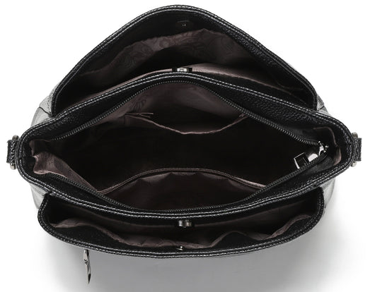 Bolsa de Hombro Retro Estilo Bucket Multicompartimientos Casual - Image 16