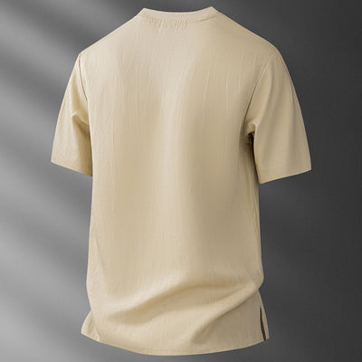 Camiseta Ligera de Lino Ice Silk para Hombre - Image 3