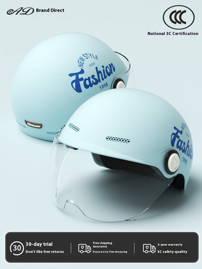 Casco Moto Semintergral Batería Universal Cuatro Estaciones - Image 7