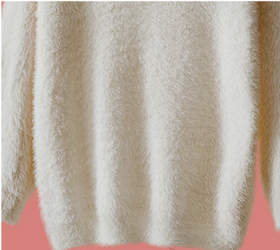 Suéter Pullover de Cuello Alto Elegante con Escote Descubierto en Polar de Visón - Image 11