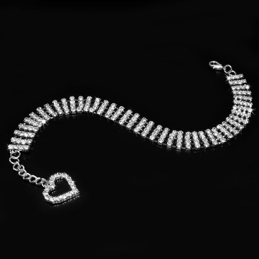 Collar de Strass para Mascotas con Cadena de Corazones - Perros y Gatos - Image 8