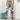 Ladies' Versatile Contrasting Printed Waist Strap Design, Loose Pleated Wide Leg Pants, Long Pants - Tekeno