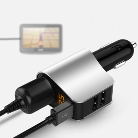 Adaptador Cargador Rápido USB para Auto - Encendedor 3 en 1 - Image 2