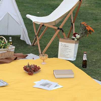 Manta de Picnic Premium con Asa de Cuero - Diseño Minimalista y Elegante - Image 4