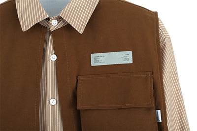 Camisa de Manga Larga con Costuras Contrastadas - Image 4