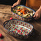 Plato Rectangular Grande para Microondas y Horno
