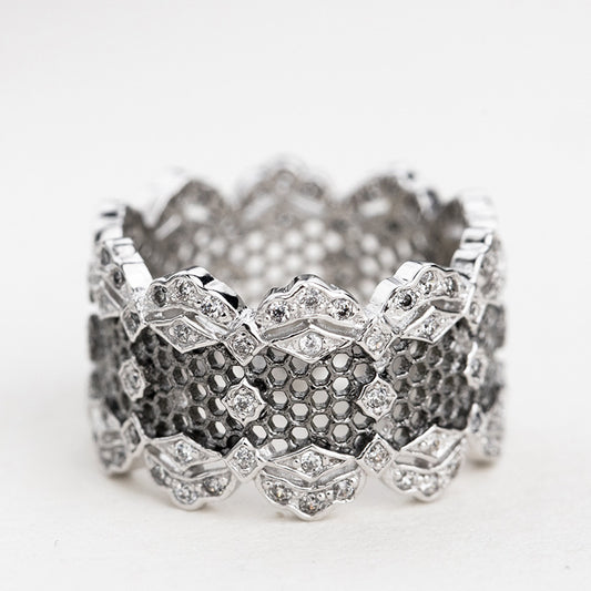 Anillo de Plata 925 con Circonita - Diseño Minimalista Elegante
