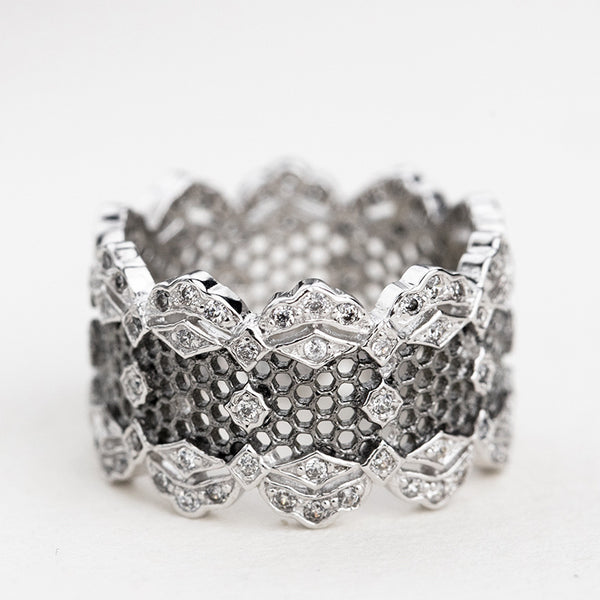 Anillo de Plata 925 con Circonita - Diseño Minimalista Elegante