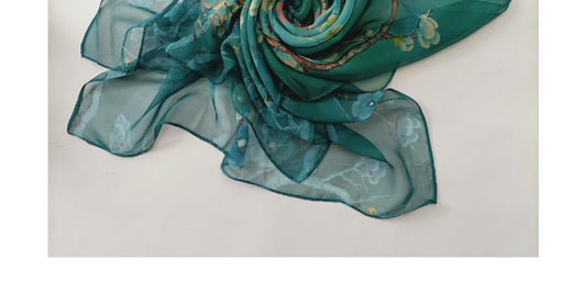 Pañuelo Playa Protección Solar Flor de Cerezo - Ligero y Suave para Mujer - Image 39
