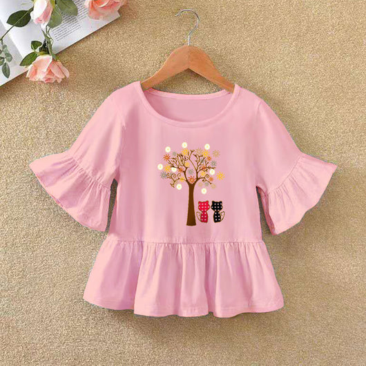 Playera Infantil con Mangas Volantes - Ideal para Verano - Image 10