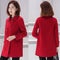 Sobretudo de Lã Feminino Corte Coreano Slim Fit Elegante e Favorável