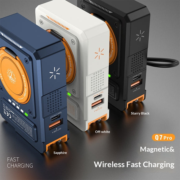 Banco de Energía 10,000 mAh con Carga Ultrarrápida 225W y Soporte Integrado