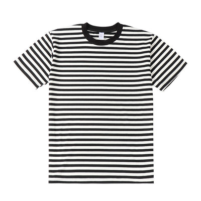 Camiseta Hombre a Rayas Manga Corta Ajuste Relajado Versátil - Image 7