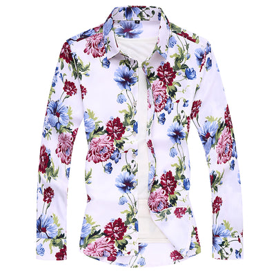 Camisa Estampada para Hombre Talla Grande - Colección Verano - Image 4