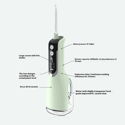 Limpiador Dental Portátil con Irrigador Eléctrico - Image 9