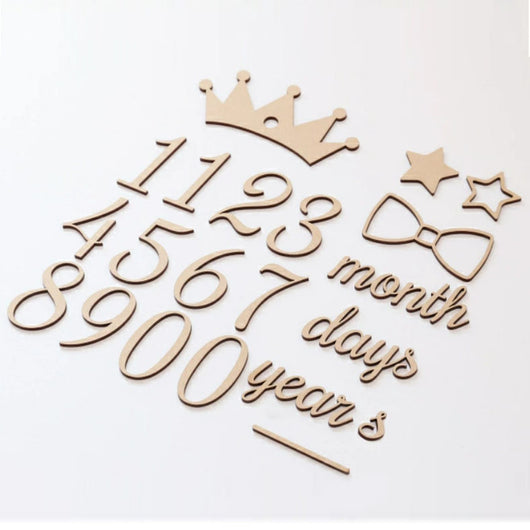 Calendario Mensual de Madera para Bebés y Niños Pequeños - Image 11