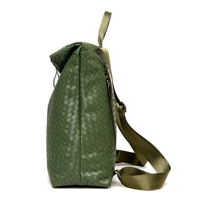 Mochila Minimalista de Cuero: Estilo Preppy Casual y Funcional - Image 10