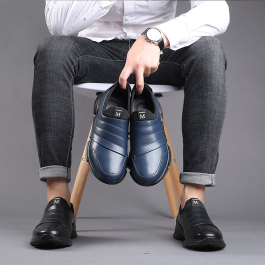 Zapatos Deportivos Casuales sin Cordones Talla Grande para Hombre - Image 7
