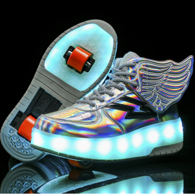 Patines con Ruedas LED Dobles - Patines Escolares Luminosos - Image 3