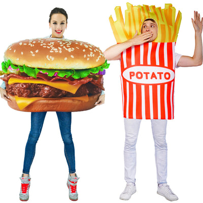 Disfraz de Papas Fritas para Adultos - Accesorio de Rendimiento para Halloween - Image 4