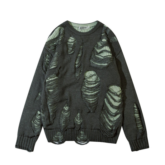 Playera Holgada de Cuello Redondo y Manga Larga - Image 16