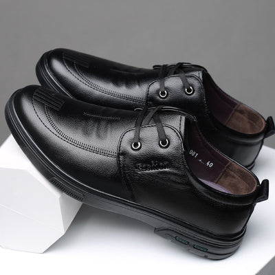 Zapatos Casuales de Cuero Estilo Británico para Hombre - Image 4