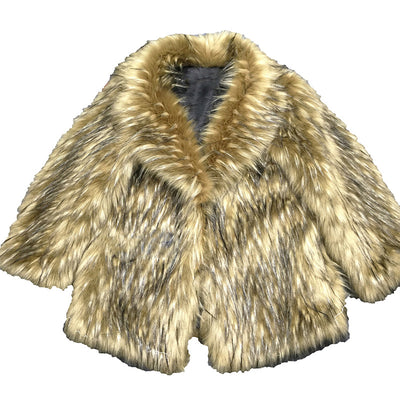 Abrigo Largo de Invierno Estilo Coreano con Cuello Solapa y Detalles de Piel de Zorro - Image 2