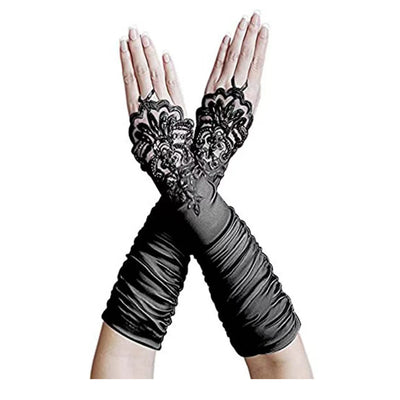 Conjunto de Guantes, Tocado y Accesorios Estilo Años 20 para Mascarada - Image 10