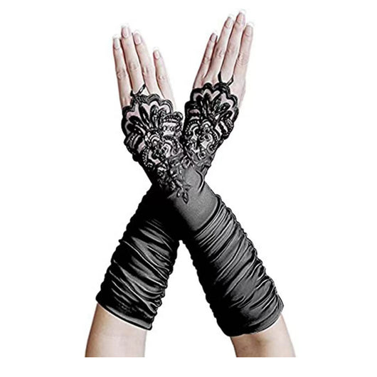 Conjunto de Guantes, Tocado y Accesorios Estilo Años 20 para Mascarada - Image 10