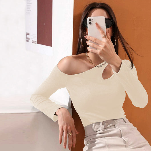 Blusa Casual de Manga Larga con Detalle Calado en la Cintura - Image 15