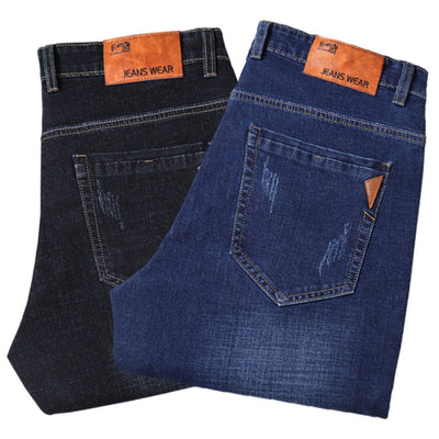 Pantalones Vaqueros Business Casual con Elastano Ajuste Recto - Image 19