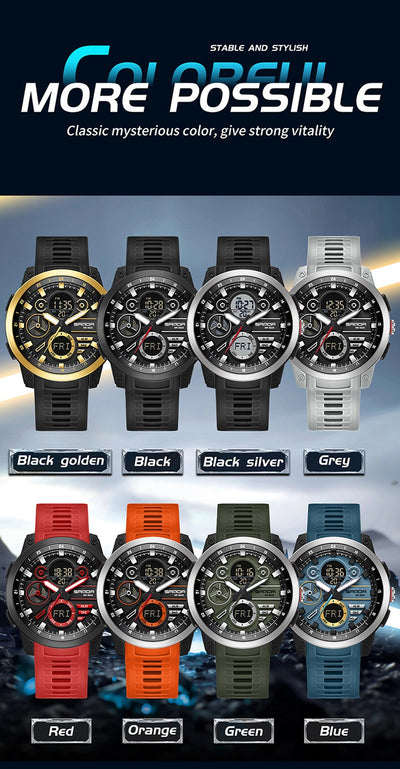 Reloj Deportivo Multifuncional Resistente al Agua con Alarma y Recordatorios - Image 30