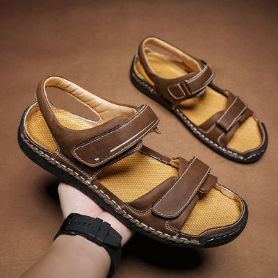 Sandalias de Cuero para Hombre Estilo Casual Moderno - Image 3