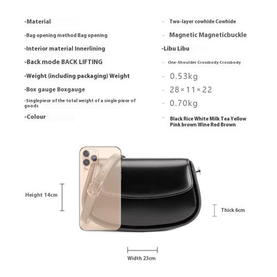 Bolso Bandolera de Cuero Genuino - Estilo Silla de Montar - Image 19