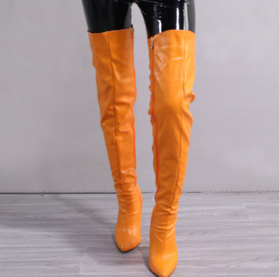 Botas Altas para Mujer con Tacón Stiletto y Cremallera Lateral - Image 14