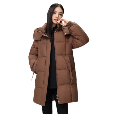 Abrigo Acolchado de Algodón Talla Grande para Mujer - Image 5