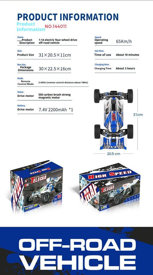 Auto de Control Remoto Eléctrico 4x4 para Niños - Image 6