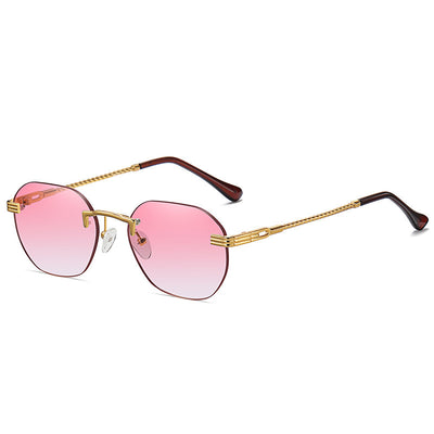 Gafas de Sol Metálicas sin Marco - Diseño Minimalista Unisex - Image 7